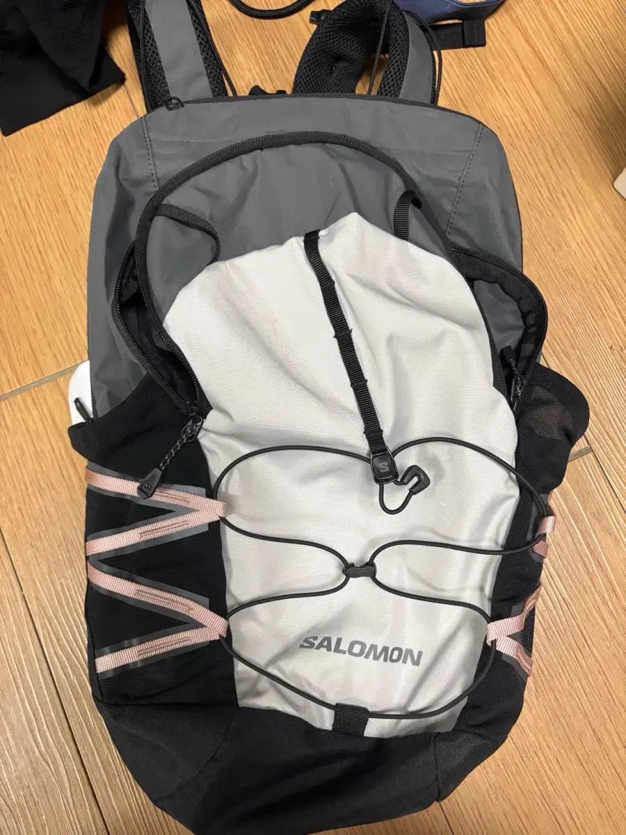  SALOMON サロモン クイックレース LT バックパック ライト グレー その他 アウトドアウェア小物