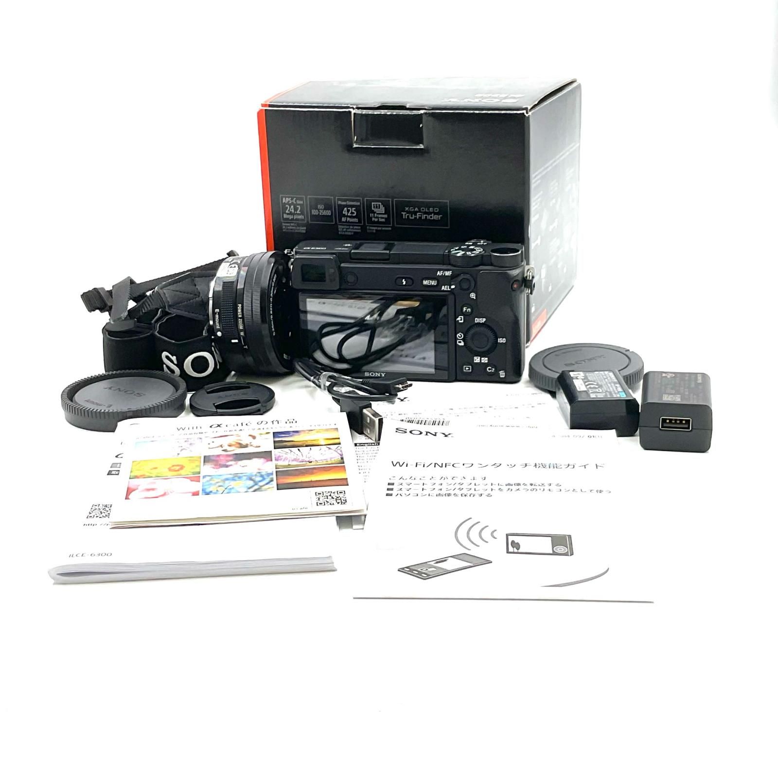 全額返金保証】【最速発送】Sony デジタル一眼 α6300 ILCE-6300L