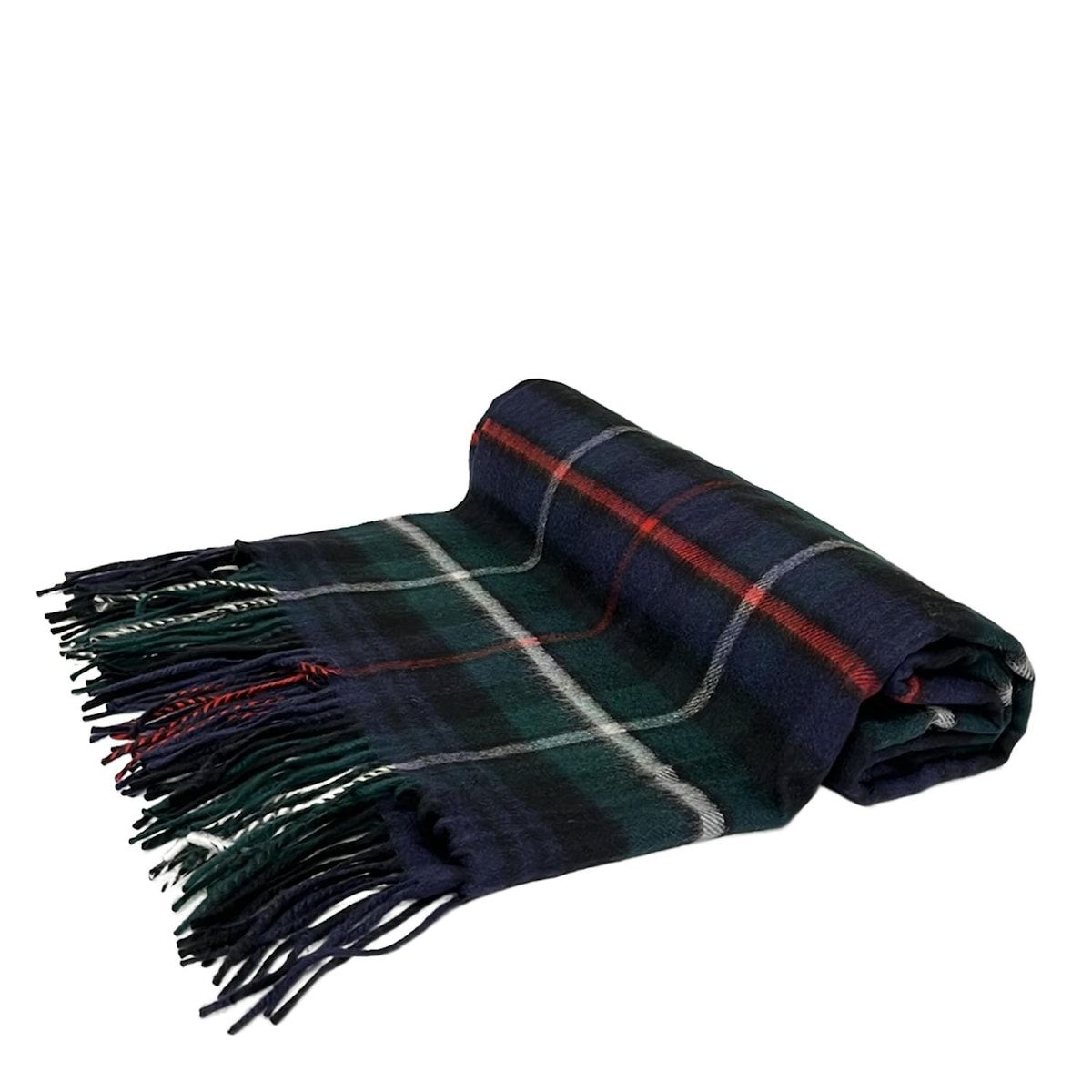 johnstons of elgin ジョンストンズ ストール ショール ダークネイビー ダークグリーン マルチ チェック柄 カシミヤ