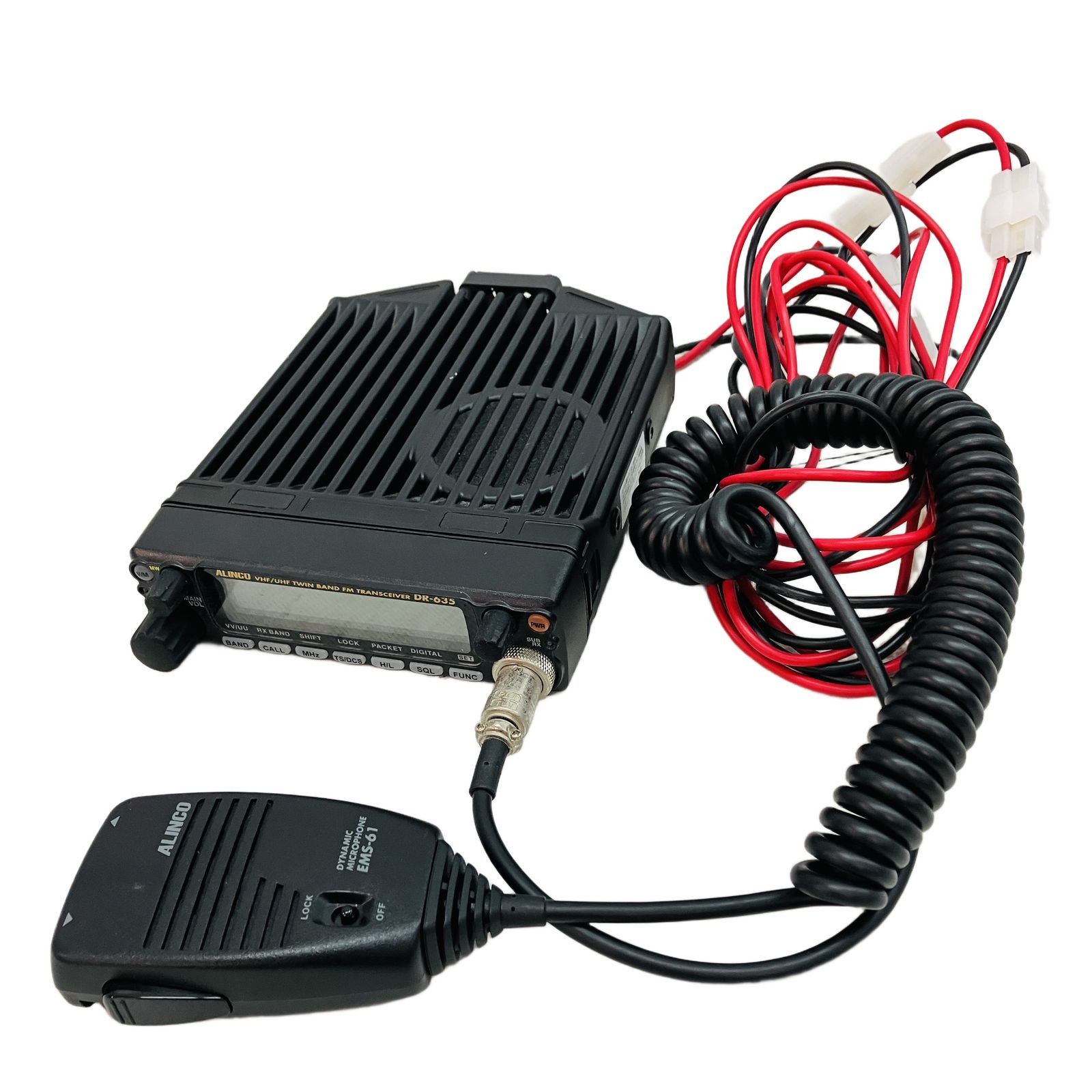 ALINCO DR-635D アマチュア 無線機 EMS-61 トランシーバー アルインコ