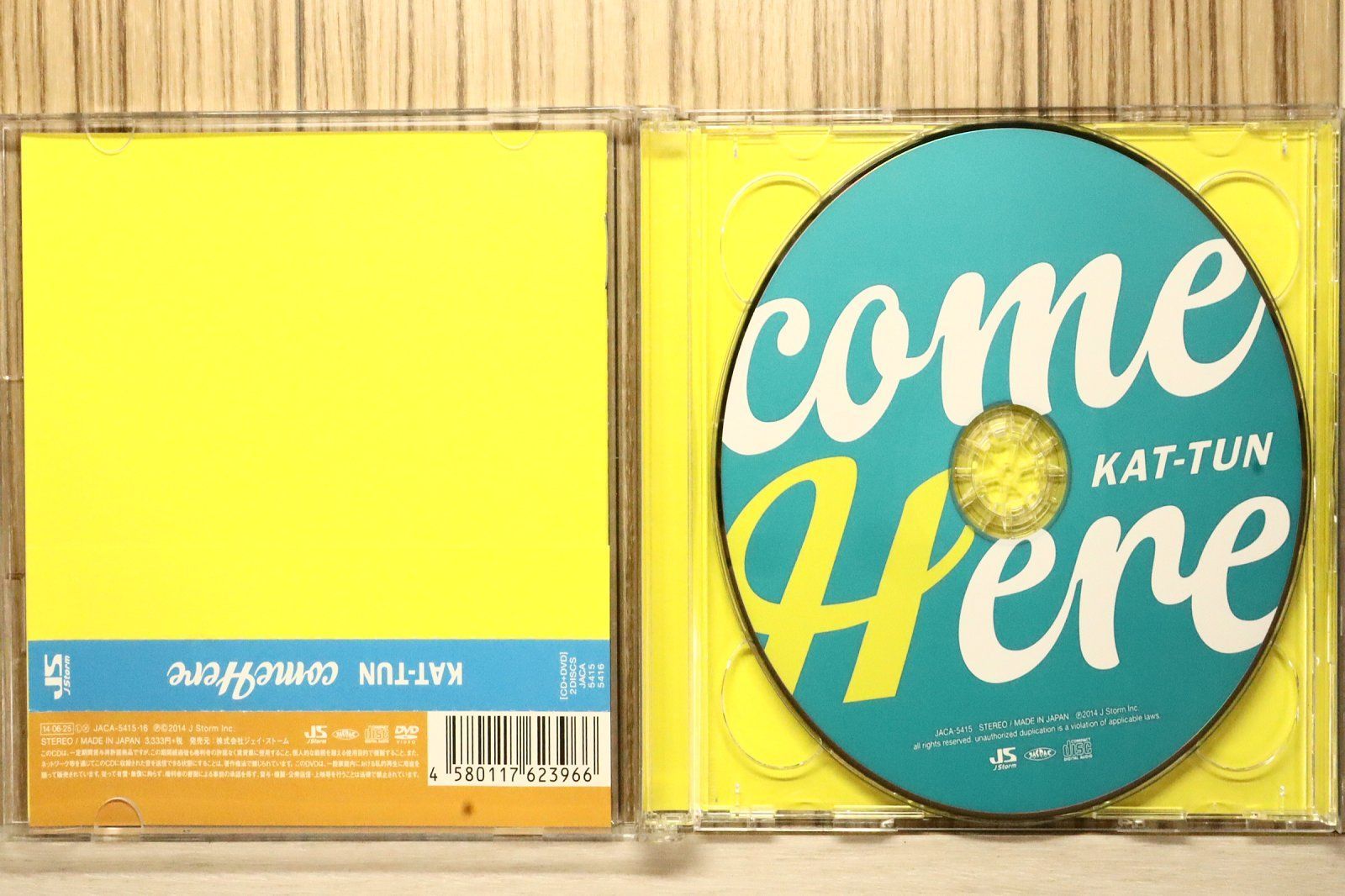 国内盤CD☆カトゥーン/KAT-TUN□ come Here【初回限定盤】(DVD付