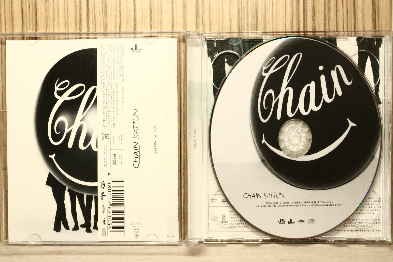 国内盤CD☆カトゥーン/KAT-TUN□ CAHIN 【JACA5301/4580117623034