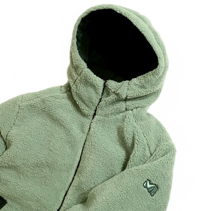  MILLET ミレー DOZEN GOOSE DOWN 80 20 裏ボアフリース リバーシブル フーデッド ダウンジャケット ダウンブルゾン 定価3.8万 ジェード 95 080 50220 k 01 ジャケット アウター