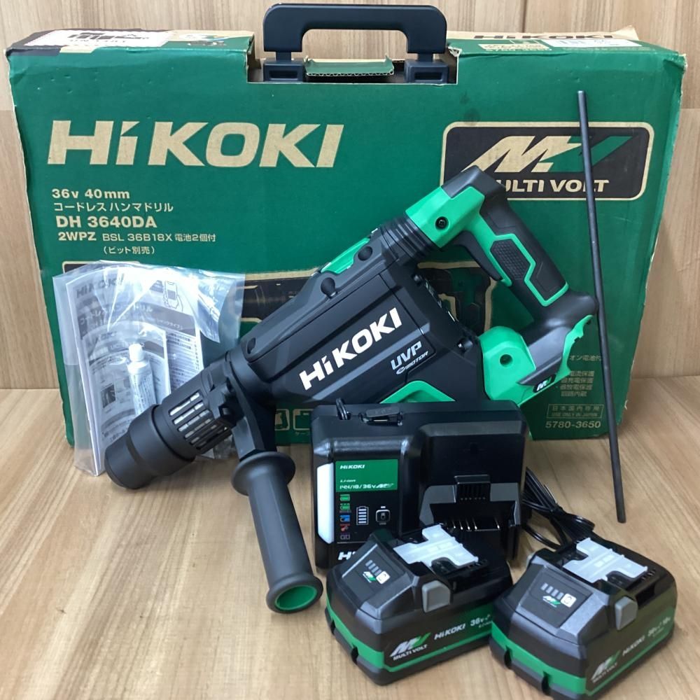 ♥ 長期保管品 HiKOKI|ハイコーキ 2 WPZ コードレスハンマドリル 201