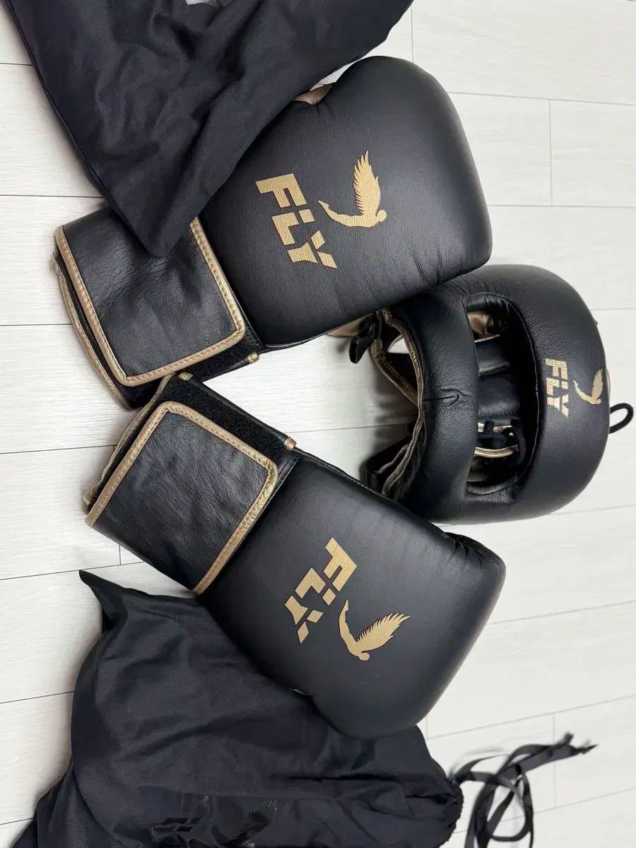 フライ ム スパーリング ブラック セット コ保護 16オンス