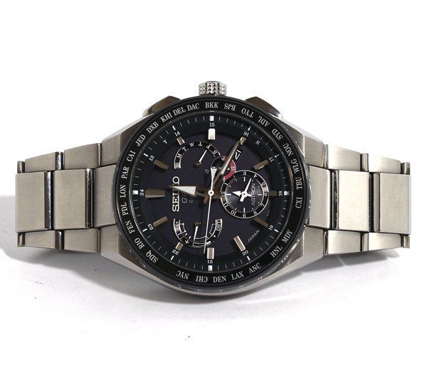 美品 セイコー アストロン エグゼクティブ SBXB123 8X53 黒 チタン