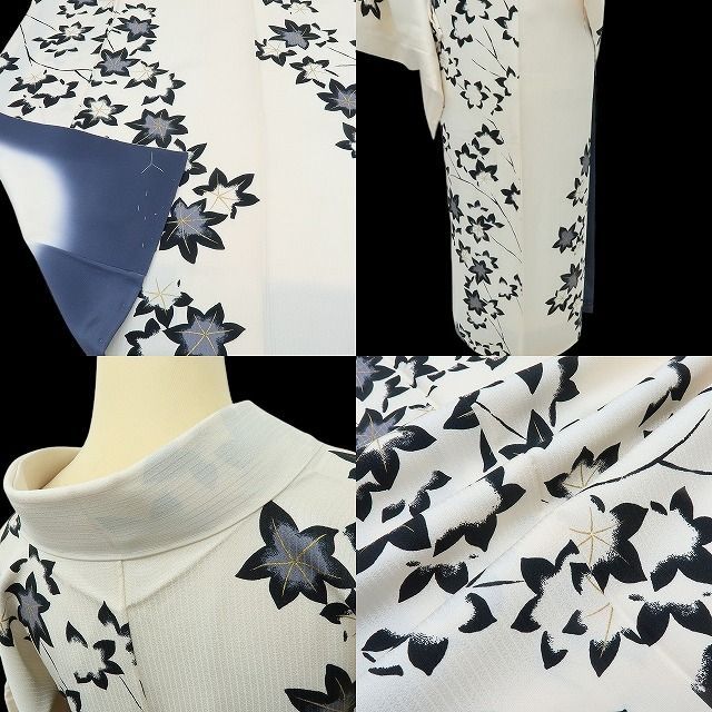 正絹 仕付け糸付