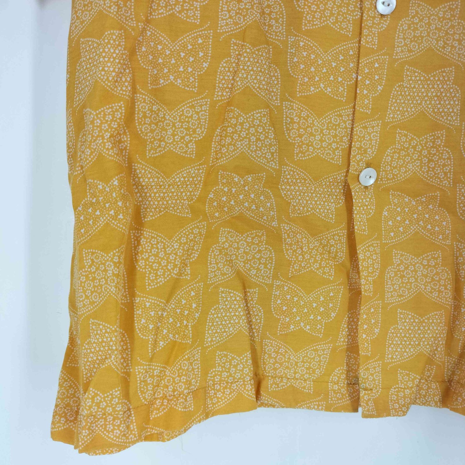 ニードルズ Needles レーヨン パピヨン オープンカラーシャツ メンズ