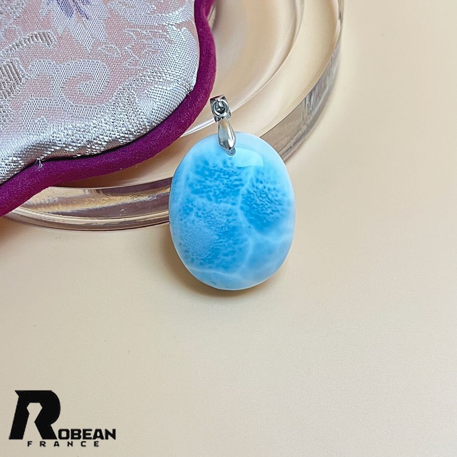 夢色 EU製 定価20万円☆ROBEAN・ラリマーペンダント 夢色 EU製 定価20万円☆ROBEAN・ラリマーペンダント