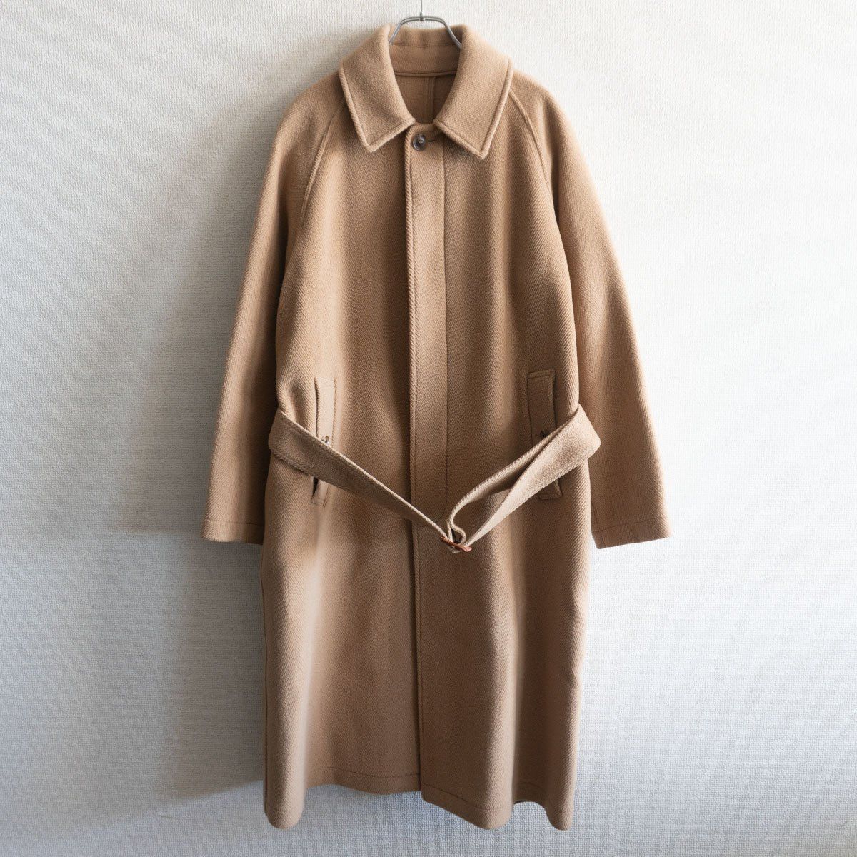 美品】INVERTERE【Elysian ウール ヘリンボーン バルマカーンコート