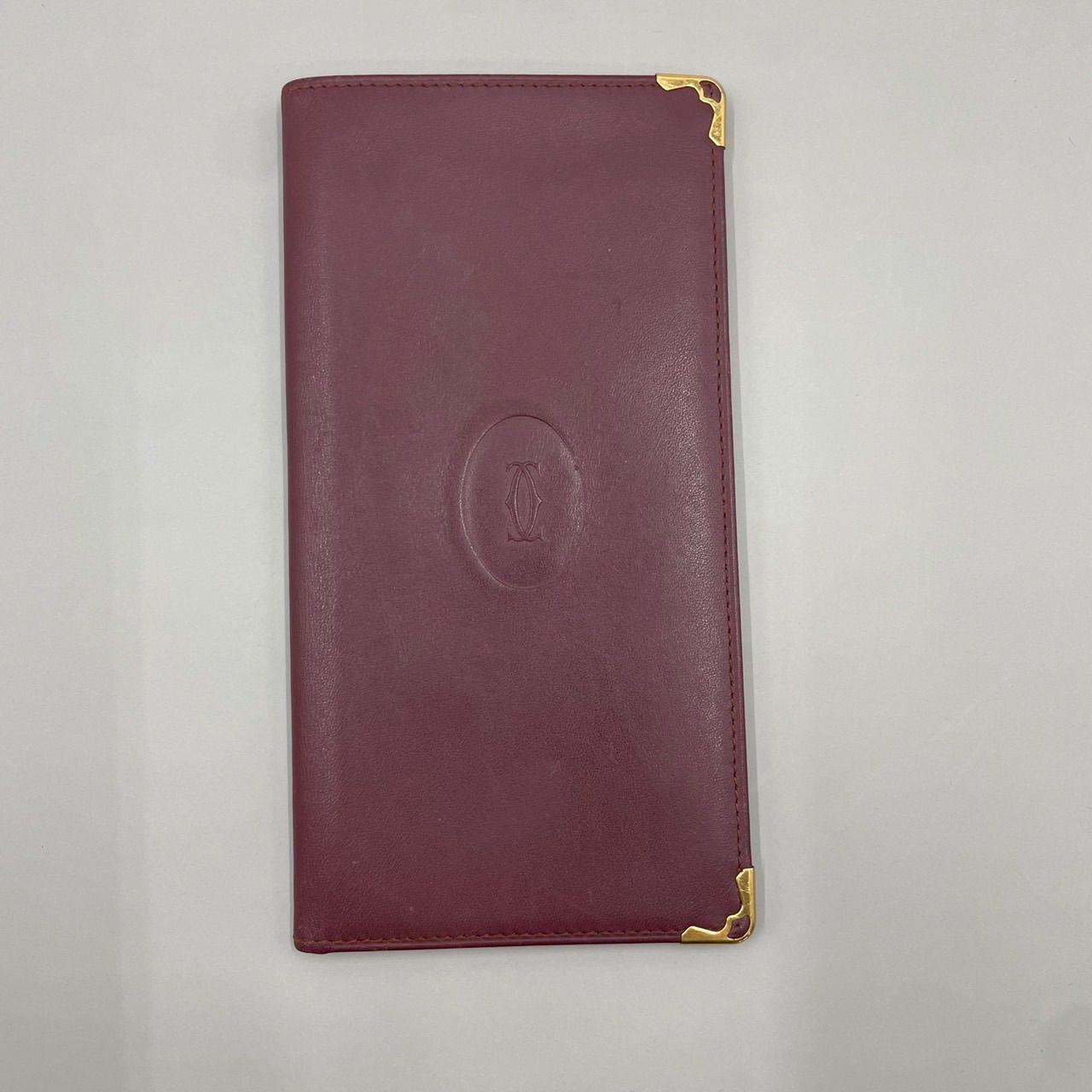 良品 Cartier カルティエ 長財布 お札入れ ロングウォレット マスト