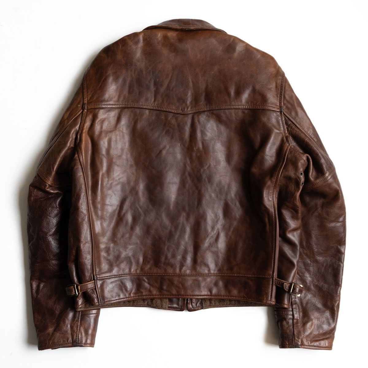 雰囲気抜群】AERO LEATHER【ハイウェイマン ホースハイド レザー