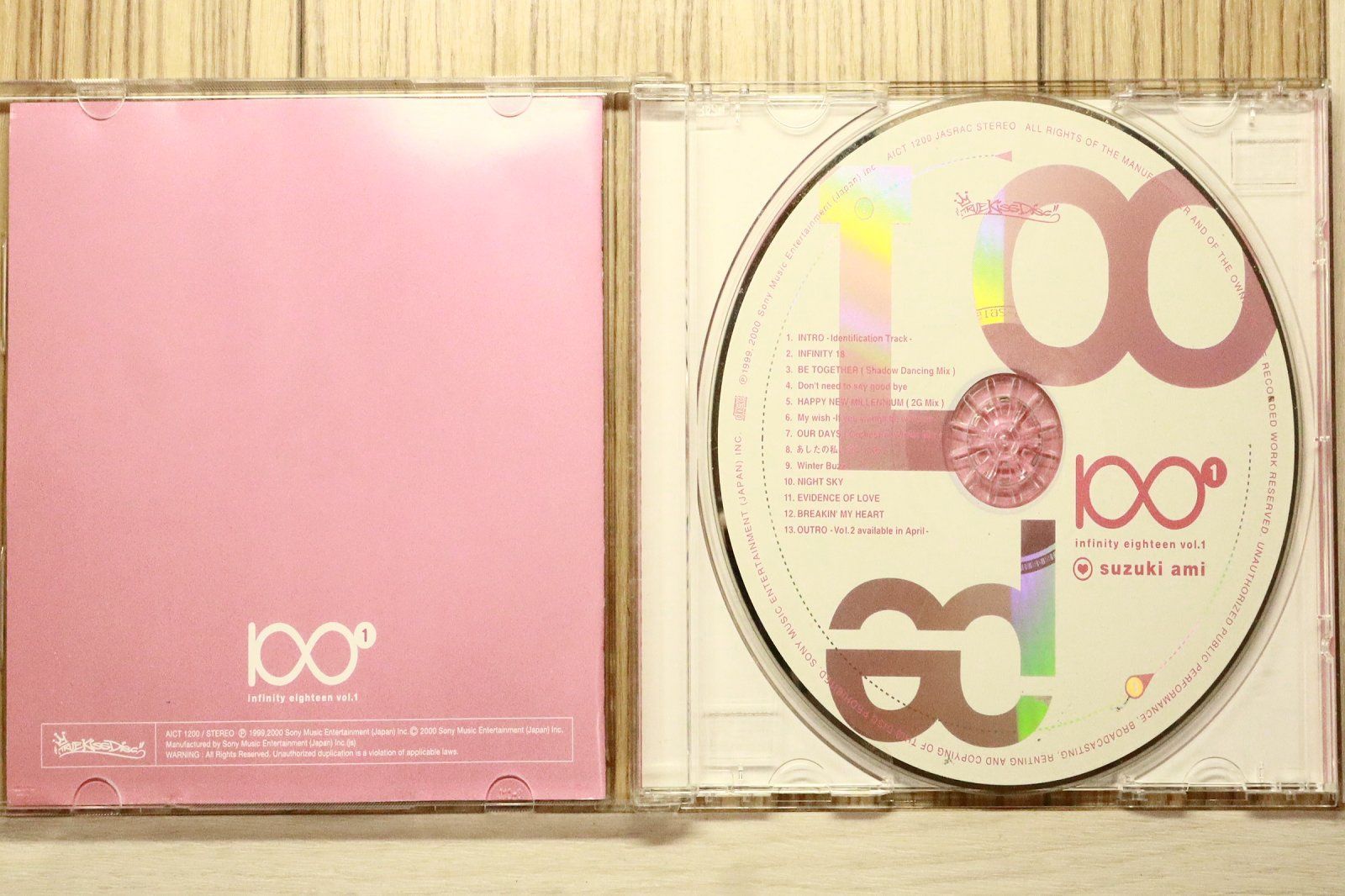 国内盤CD☆鈴木あみ /Ami Suzuki□ infinity eighteen vol.1