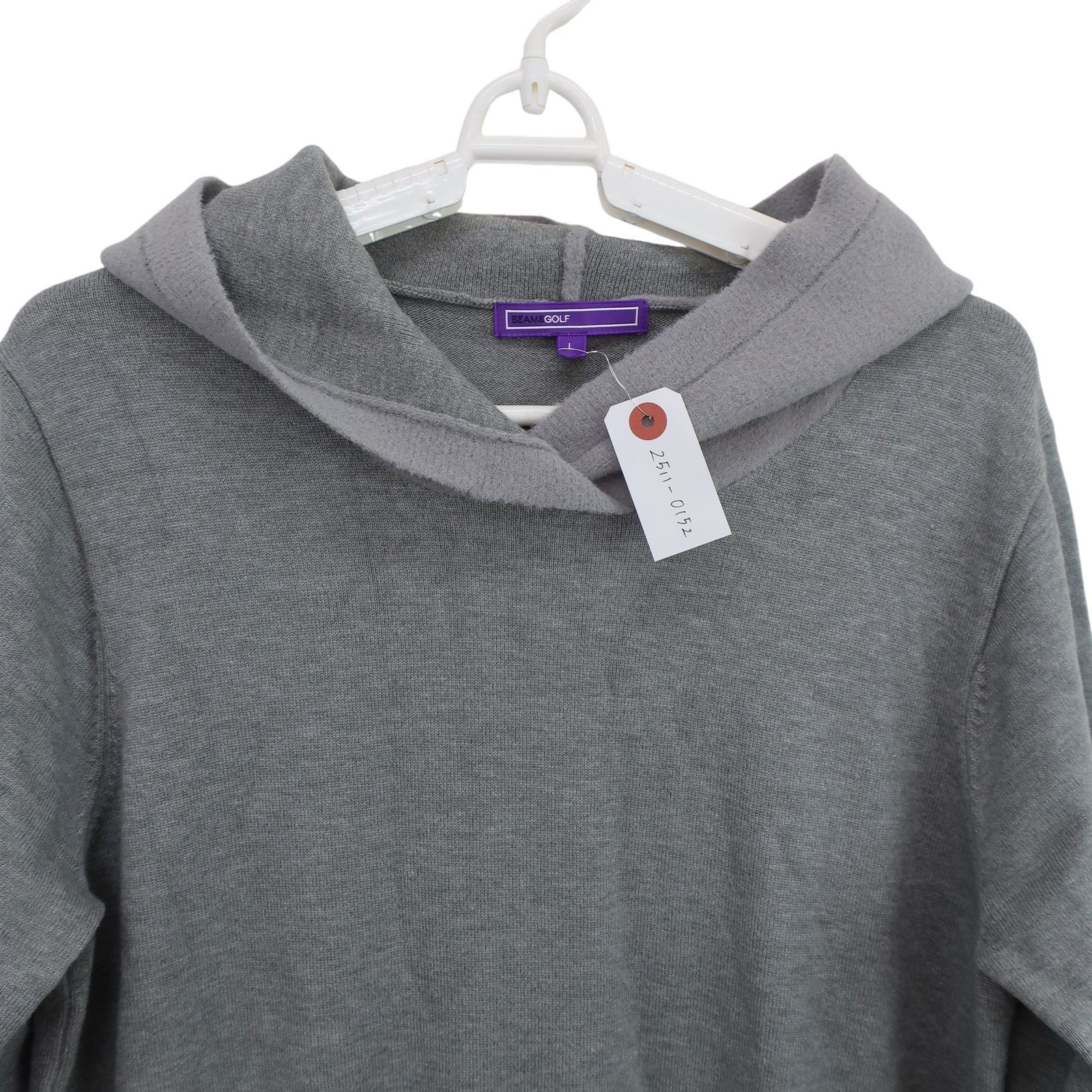 美品】BEAMS GOLF(ビームスゴルフ) ニットワンピース グレー