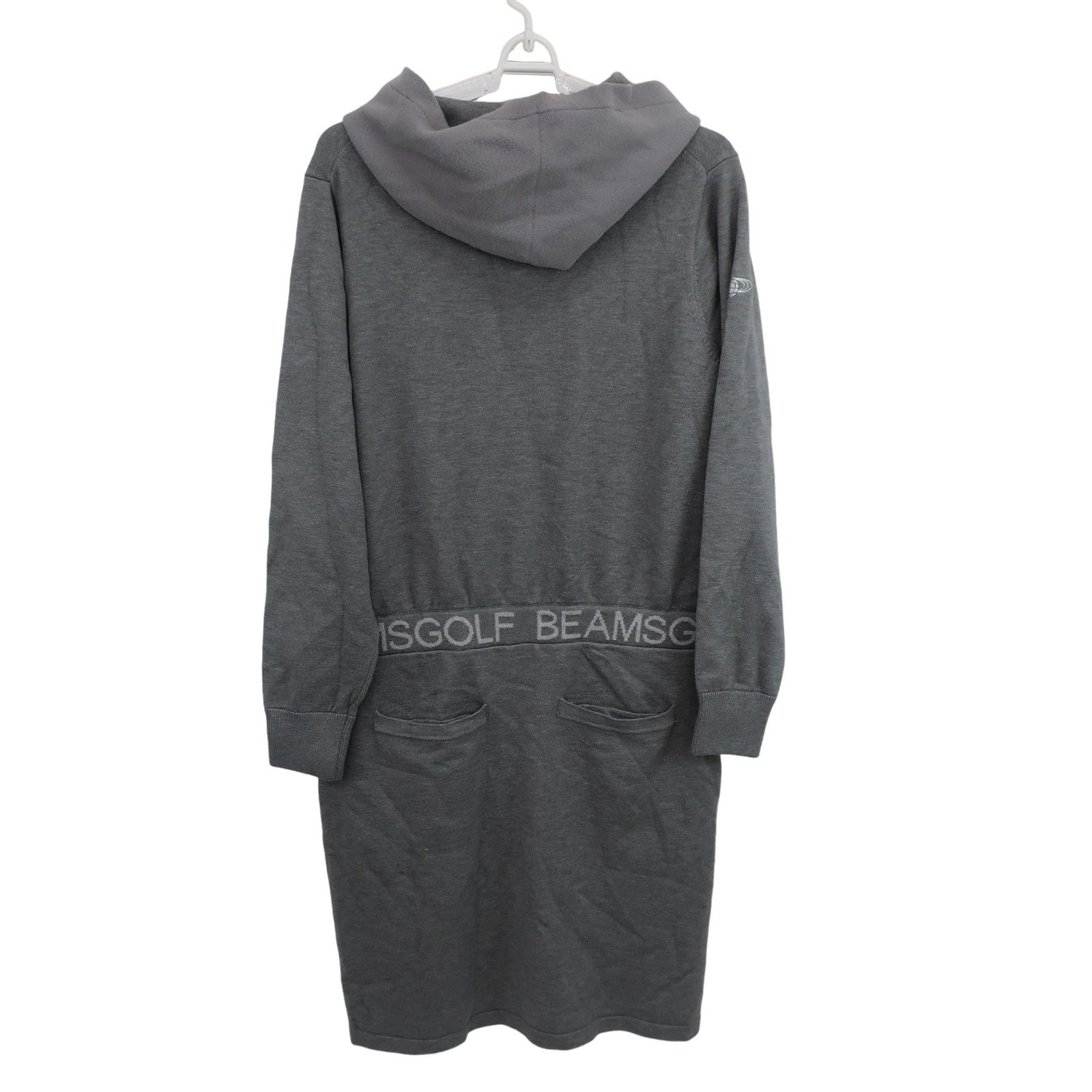 美品】BEAMS GOLF(ビームスゴルフ) ニットワンピース グレー