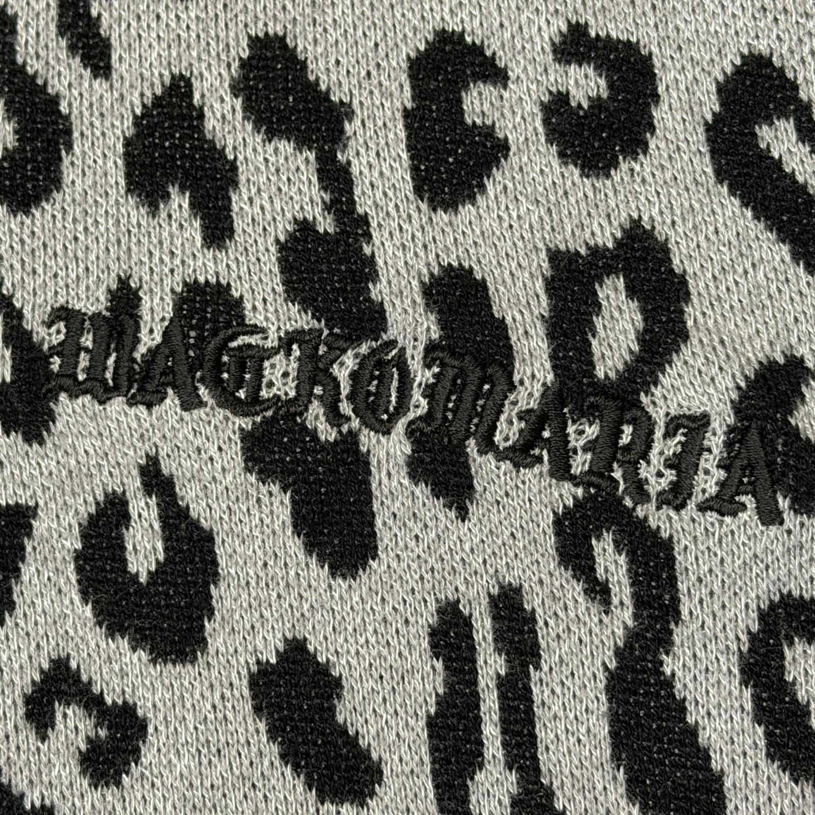 WACKO MARIA LEOPARD KNIT POLO SHIRT レオパードニットポロシャツ 