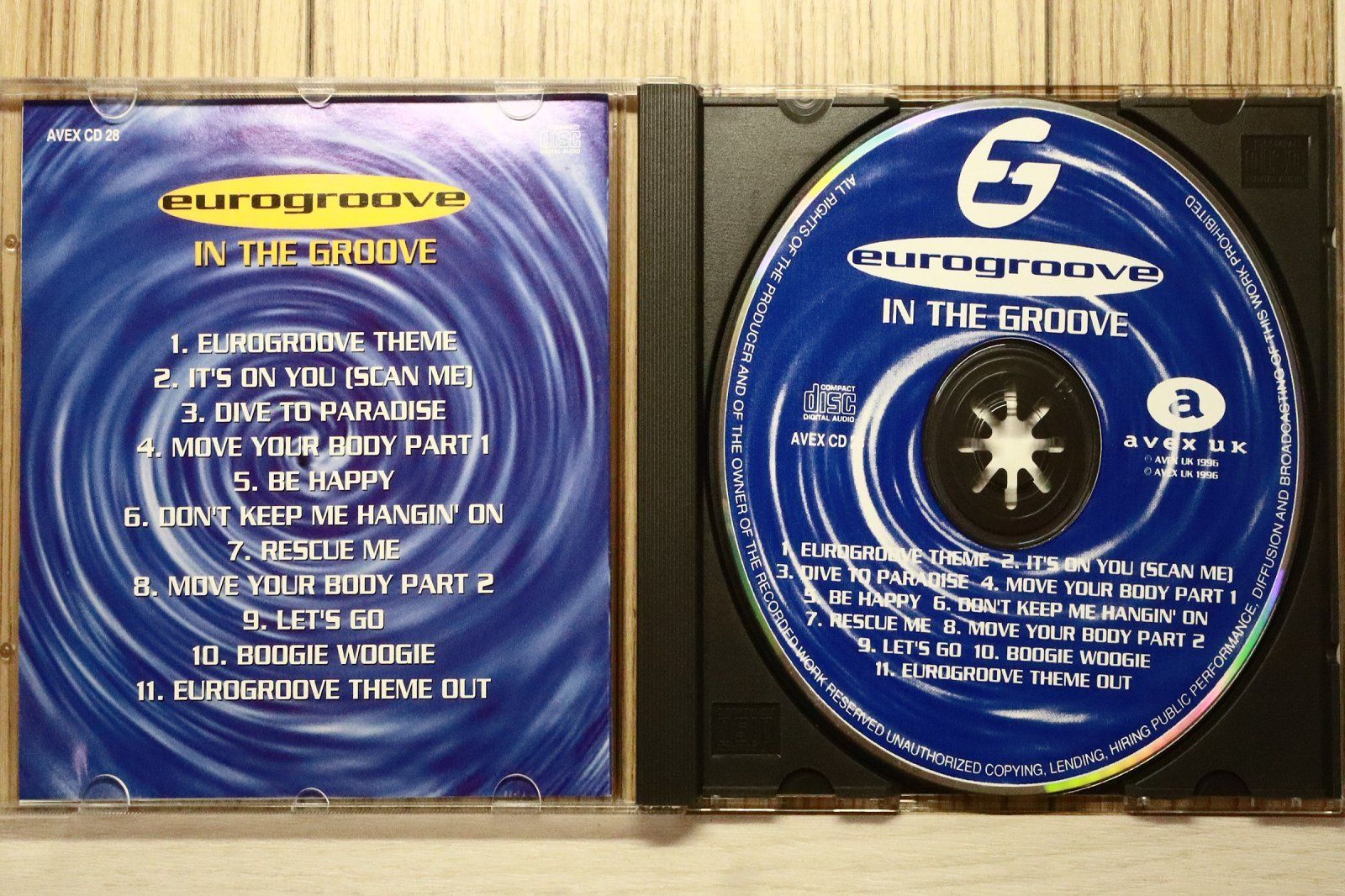 中古CD☆オムニバス/VARIOUS ARTISTS□ EUROGROOVE 2 COMPACT DISC