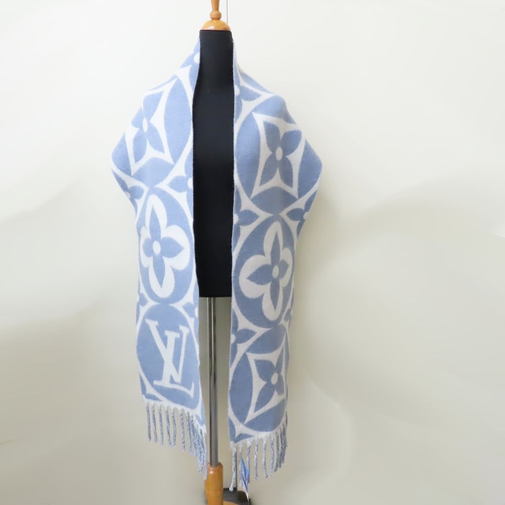 Ts574081 ルイ・ヴィトン マフラー LVメダリオン M79214 レディース