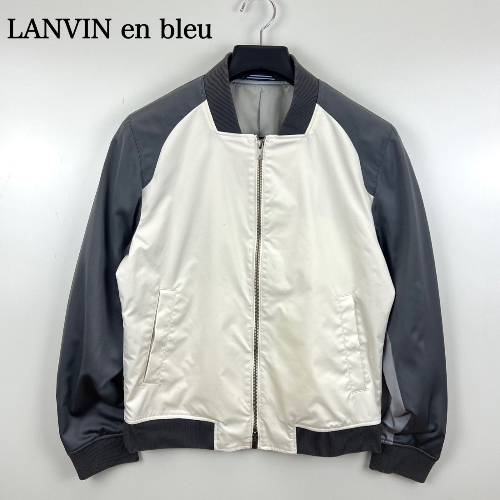 LANVIN en bleu JAPAN archive men's double zip jacket 48 ランバン