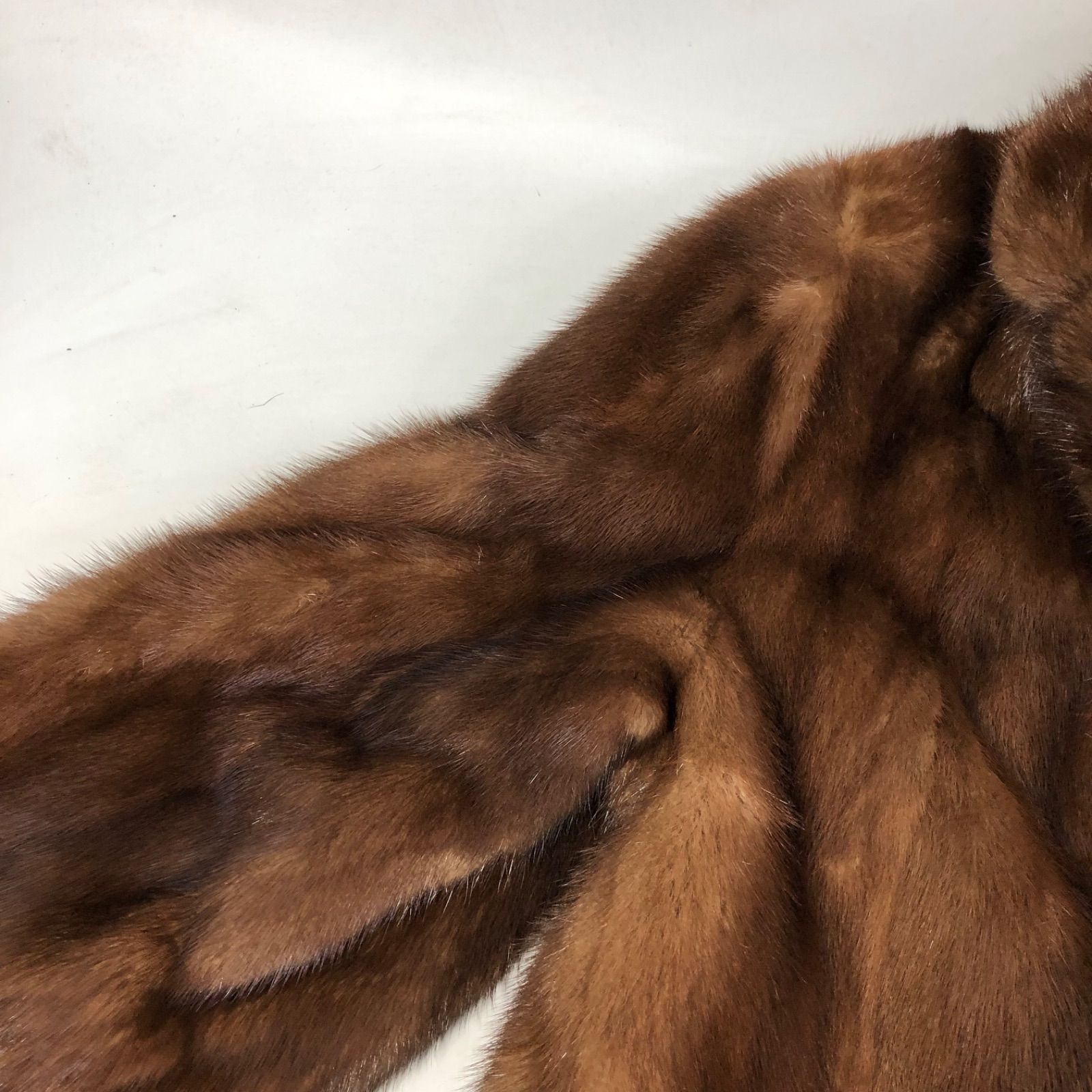 A1126-27-5 毛皮 レディース デミバフ ミンク 艶 上質 ファーコート