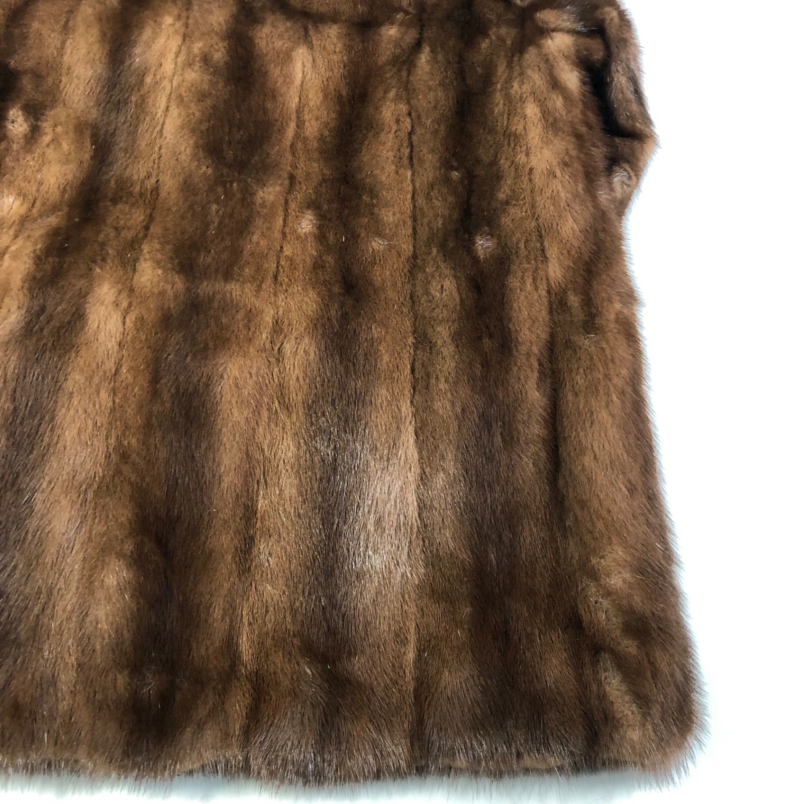 A1126-27-5 毛皮 レディース デミバフ ミンク 艶 上質 ファーコート