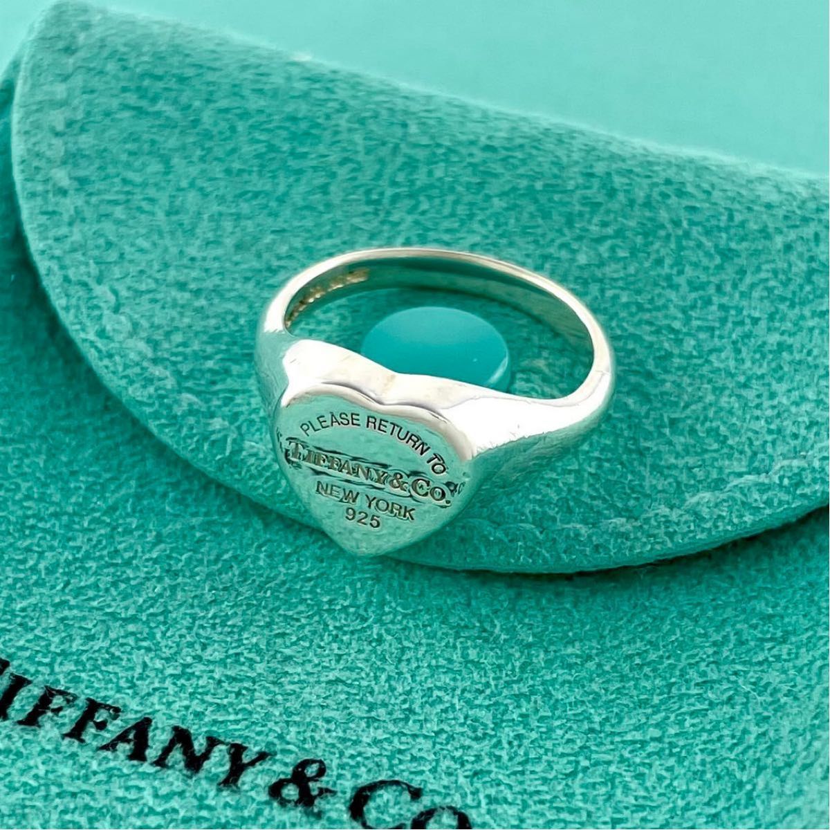ティファニー 13号 リターントゥ ハート シグネット リング P26fe