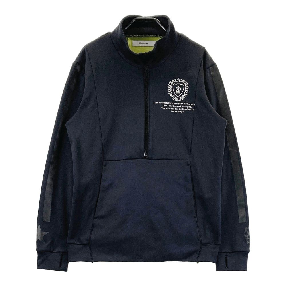 サイズ 4 ラッセルノ ハーフジップ 裏起毛 長袖トレーナー ルチャ グレー系 ゴルフウェア メンズ ストスト