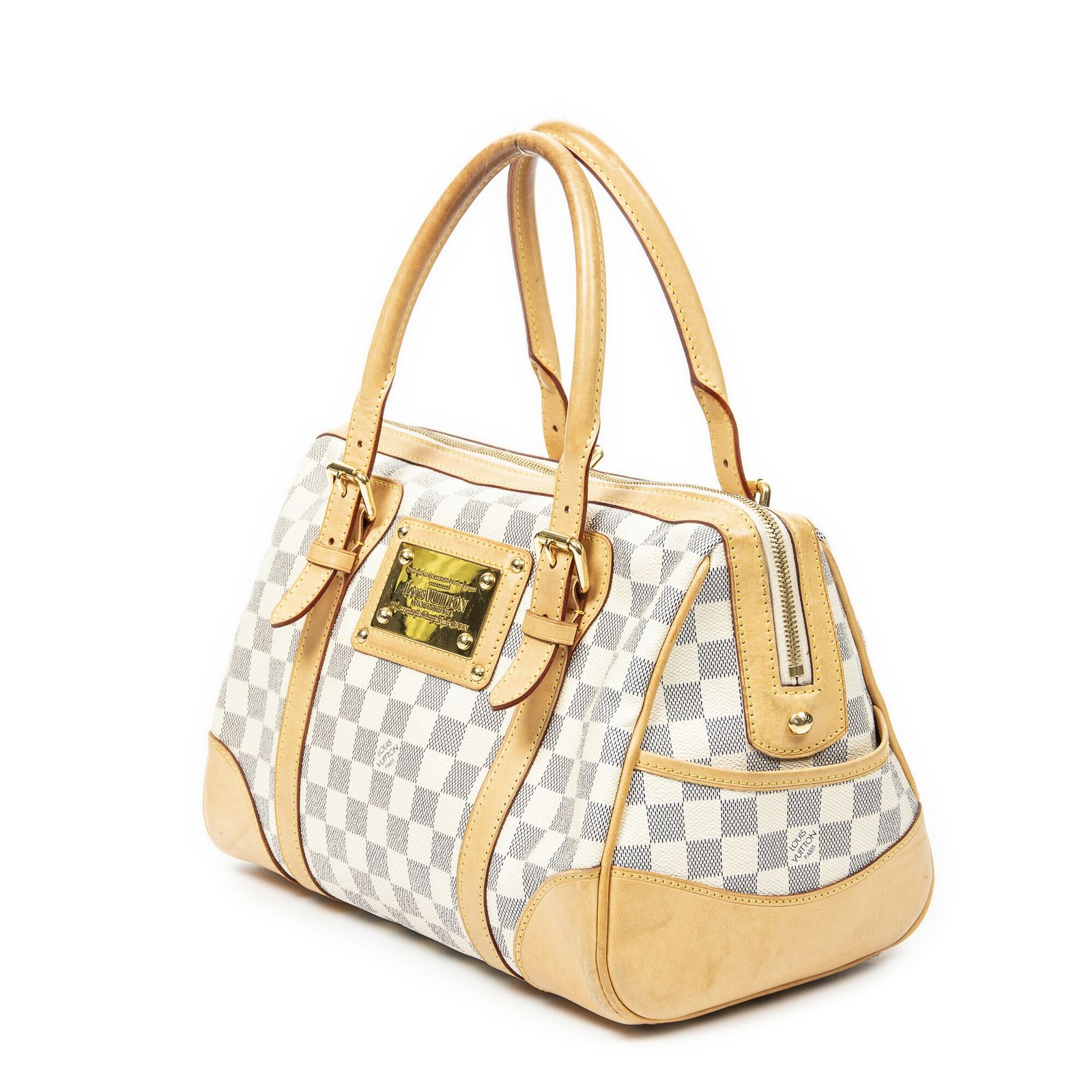 LOUIS VUITTON ルイヴィトンバークレーアイボリーダミエ アズールAB