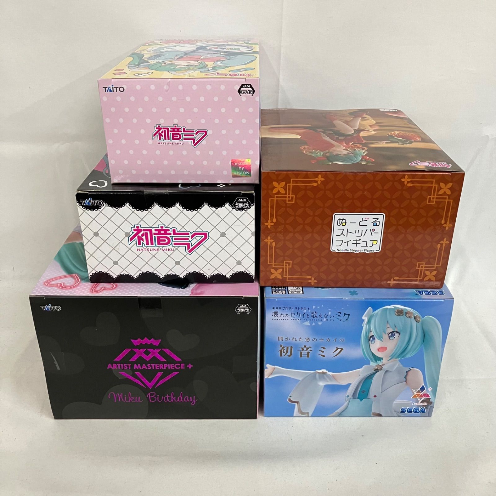 初音ミク フィギュア5個セット 未開封 初音ミク フィギュア 5個セット SFJ520 c107 - メルカリ