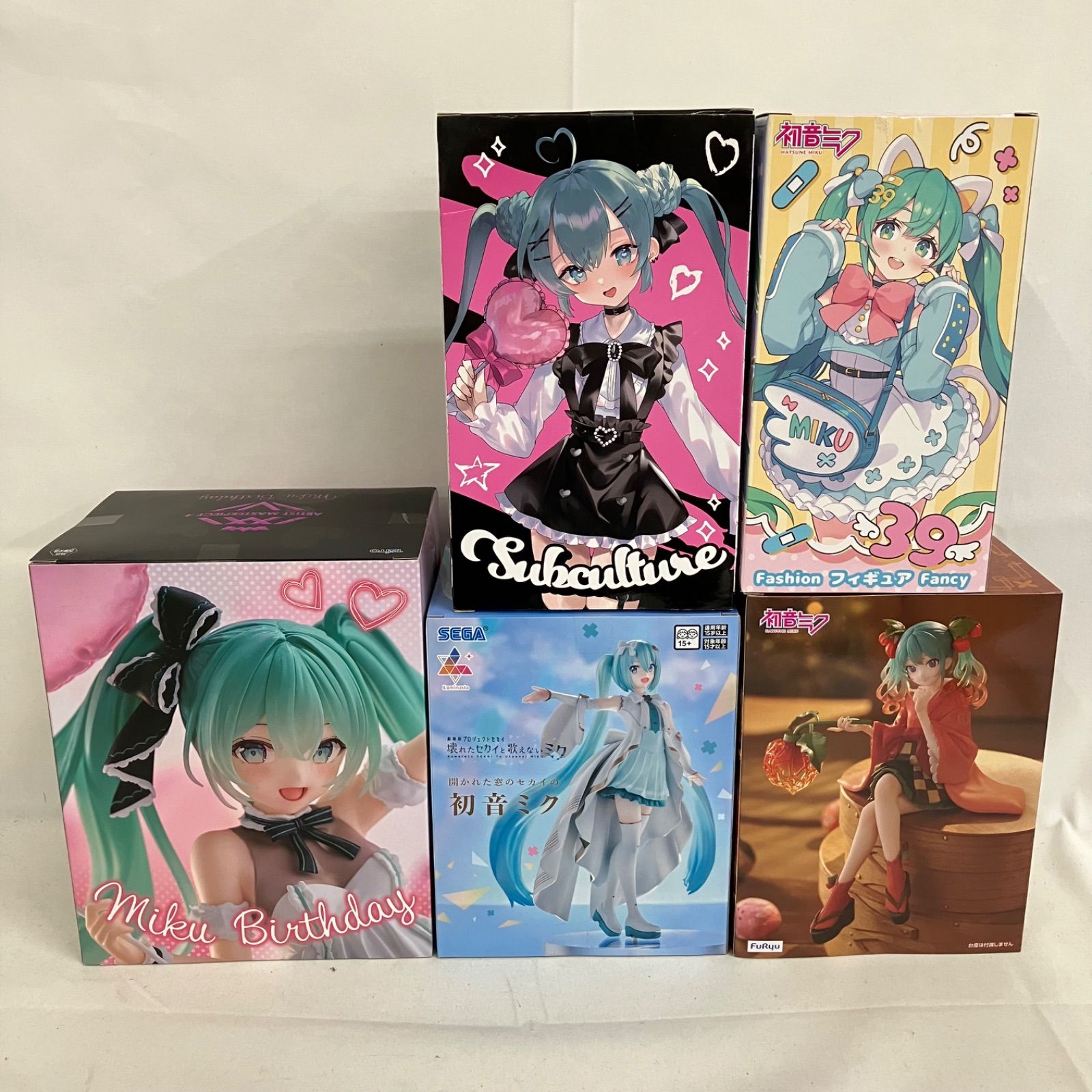 【未開封】 初音ミク フィギュア 7点セット まとめ売り 初音ミク フィギュアまとめ売り21点 新品未開封 - メルカリ