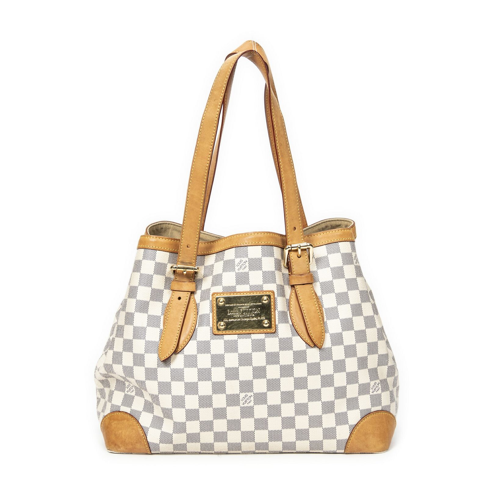 中古] LOUIS VUITTON ルイヴィトンハムステッドアイボリーダミエ