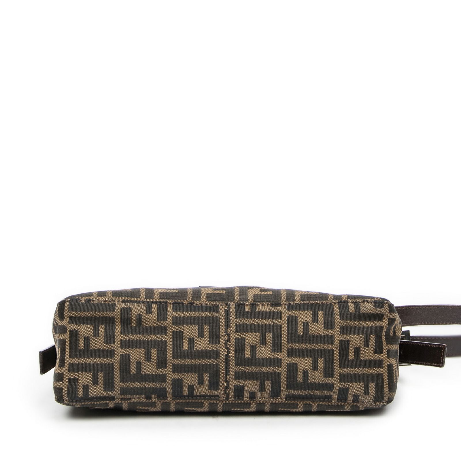 フェンディフロントスリップポケットホーボーブラウン