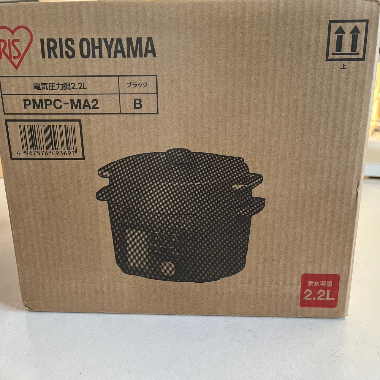 アイリスオーヤマ 電気圧力鍋 2 L PMPC MA ブラック 自動メニュー搭載 時短調理
