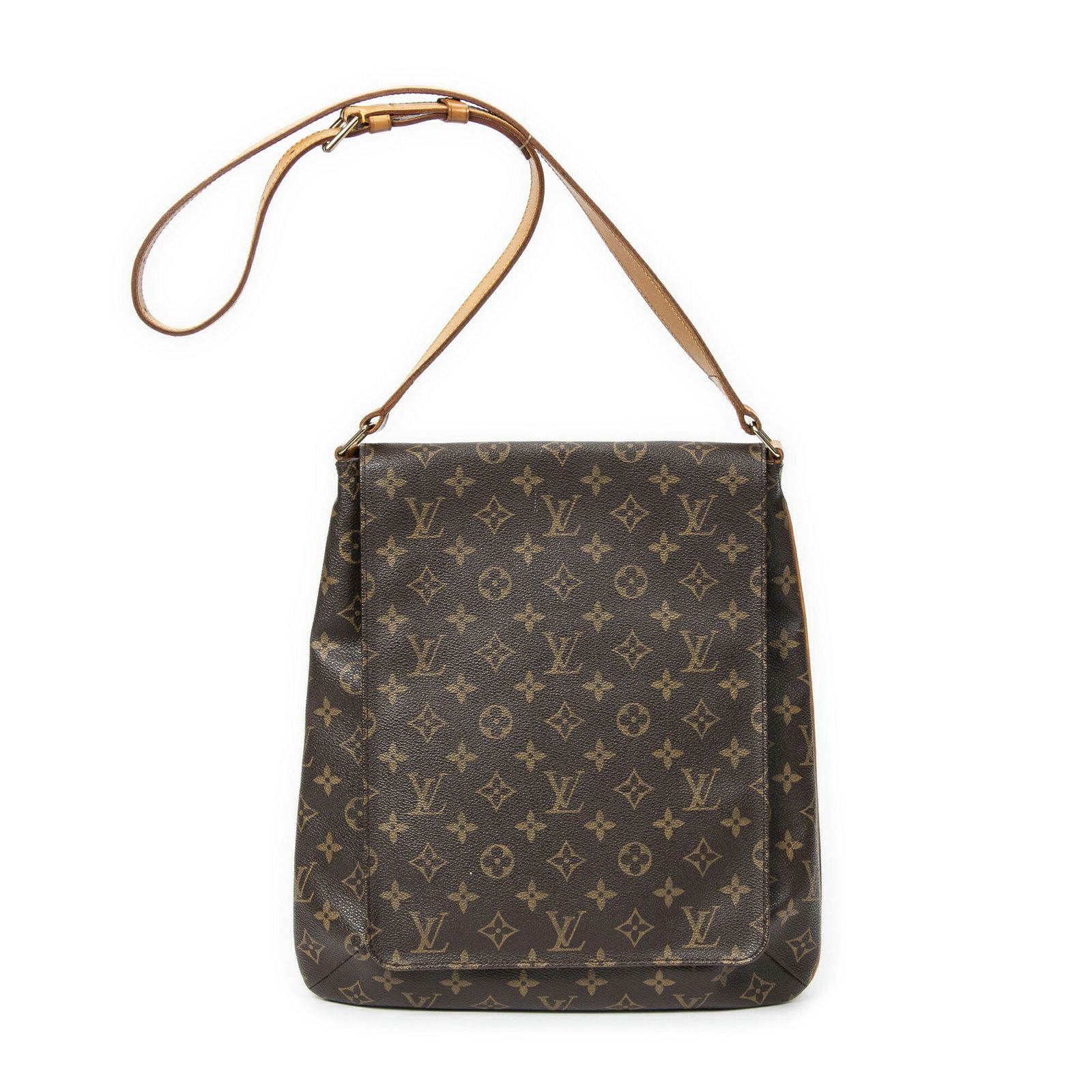 LOUIS VUITTON ルイヴィトンミュゼット茶色モノグラムキャンバスAB