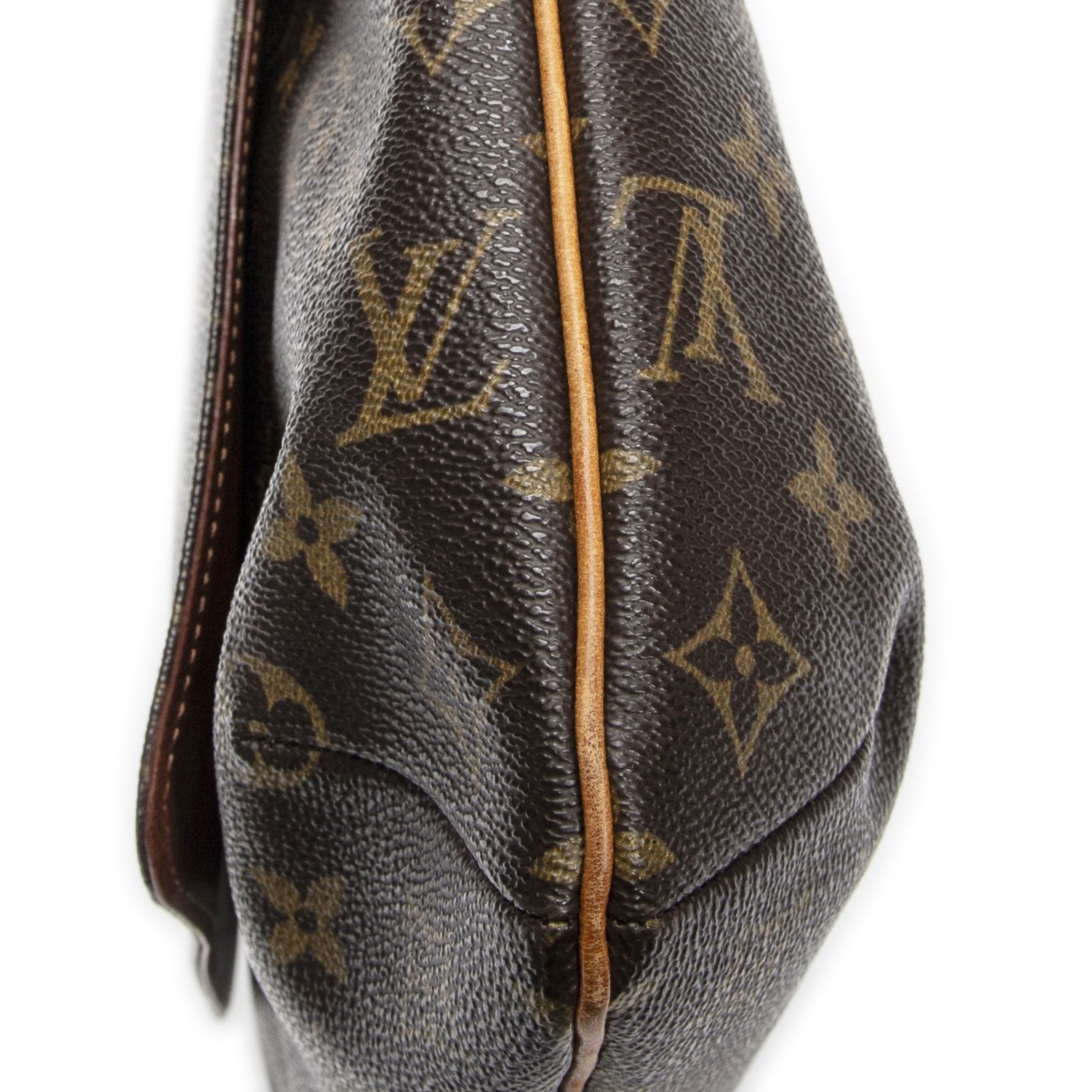 ルイヴィトンミュゼット茶色モノグラムキャンバスAB