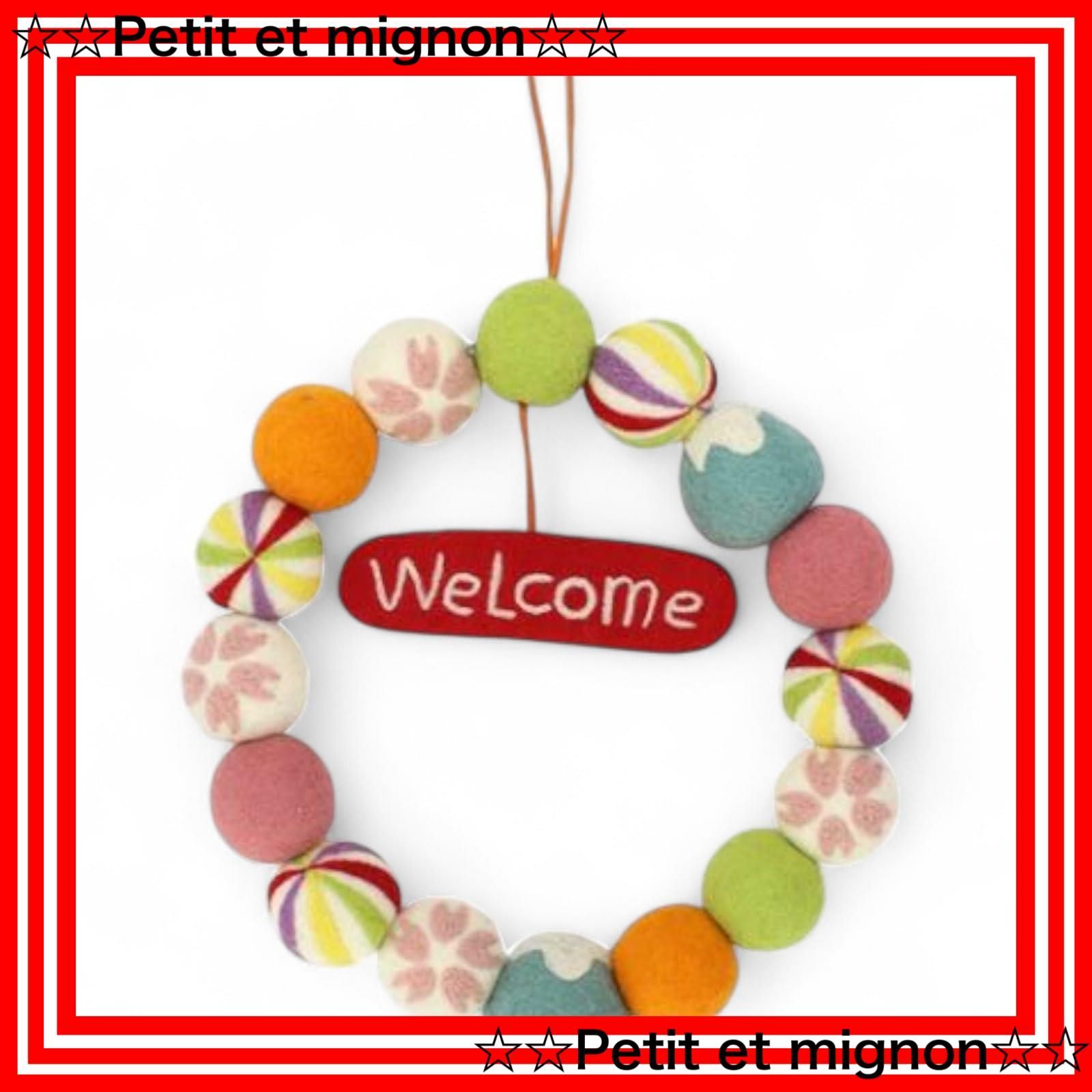 フェルトリース オーナメント フリースタイル ウェルカム プレゼント ～ 飾り ジャパン 2 WAY 匠美風Select