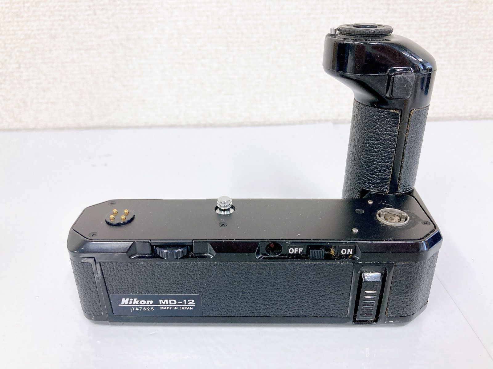 5【動作未確認】ニコン フィルムカメラ用モータードライブ Nikon MD-12