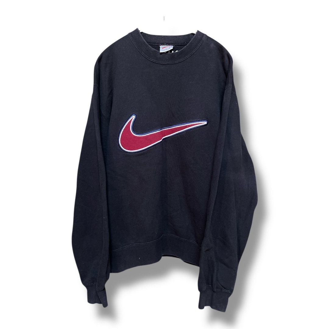 NIKE ナイキ 90s 00s Y2K ビッグスウォッシュ ビンテージスウェット
