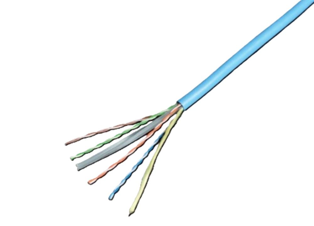 Cat 5 eLANケーブル 水色 300ｍ 0.3-4 P SP E-SB