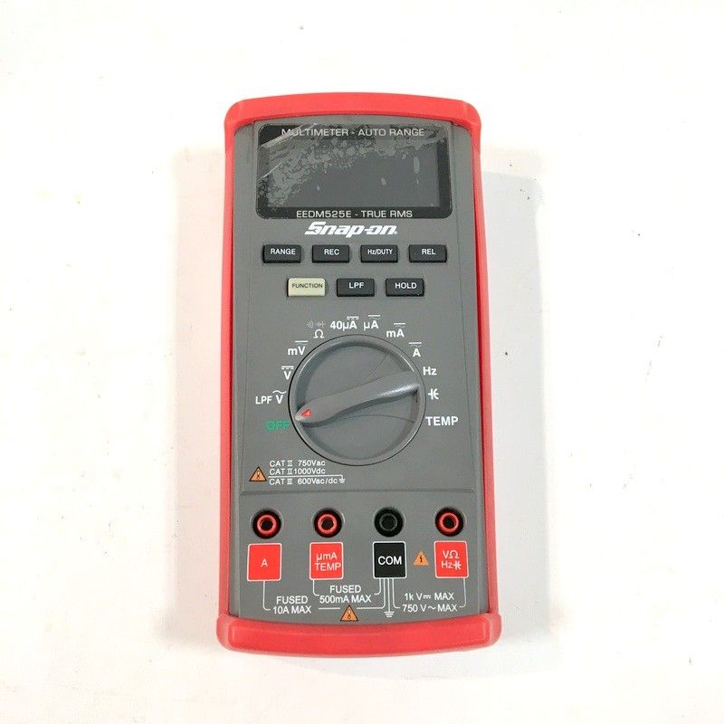 Snap-on スナップオン デジタルマルチメーター 収納ケース付き テスター 工具 測定器 デジタル 未校正 DW 3669