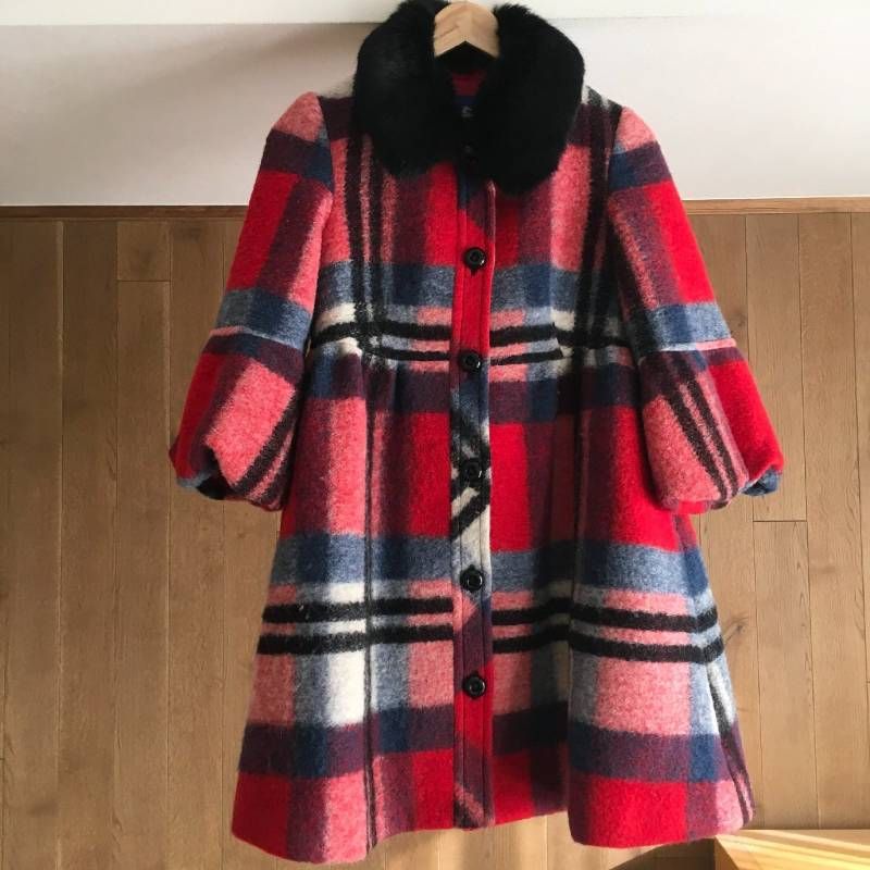 美品 バーバリーブルーレーベル ニットフーデッドコート ブルー系 サイズ38 美品 BURBERRY BLUE LABELバーバリーブルーレーベル コート38 - メルカリ