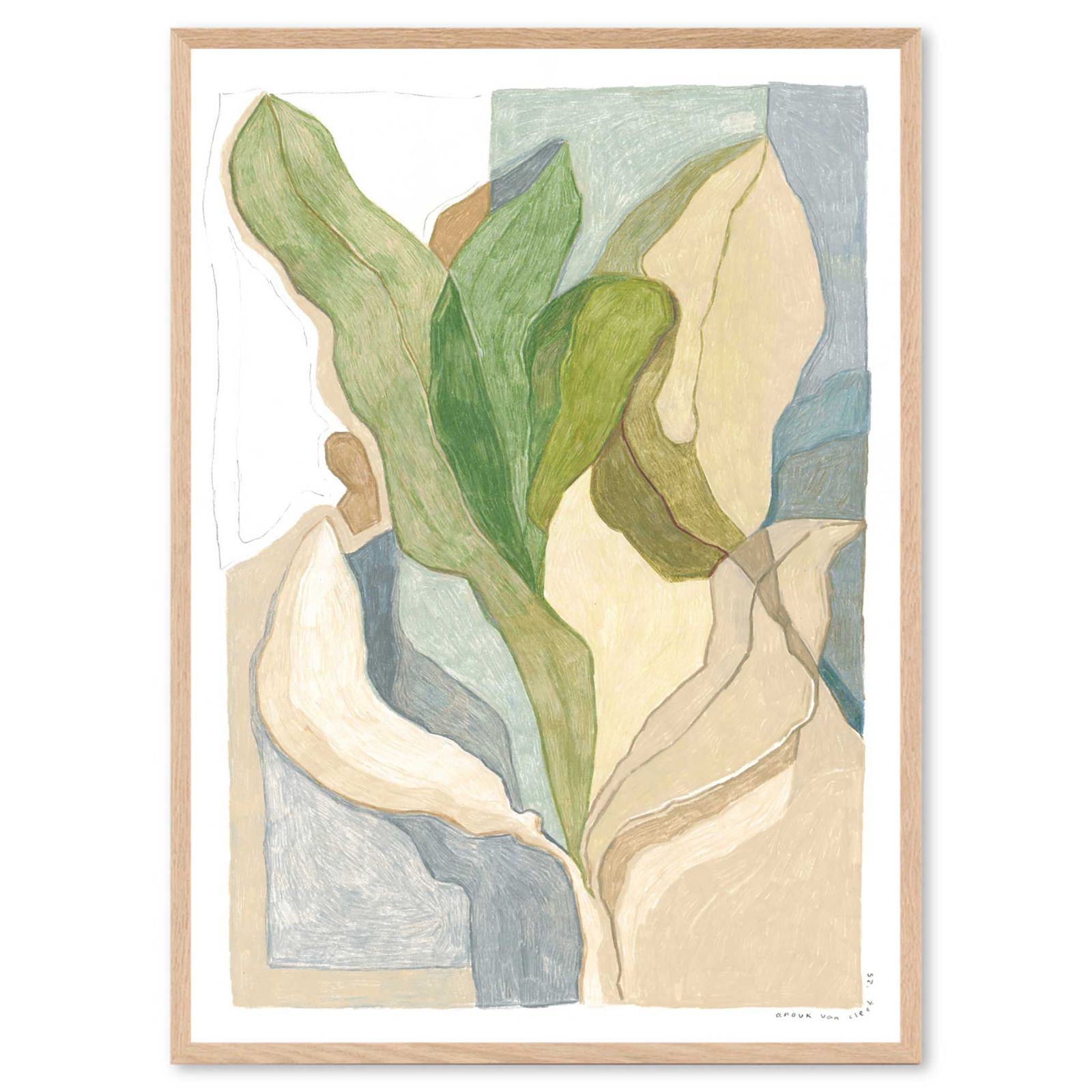 The Poster Club アートポスター 50 70 cm Seaweed ポスタークラブ 北欧雑貨 デンマーク製 124 x 17511