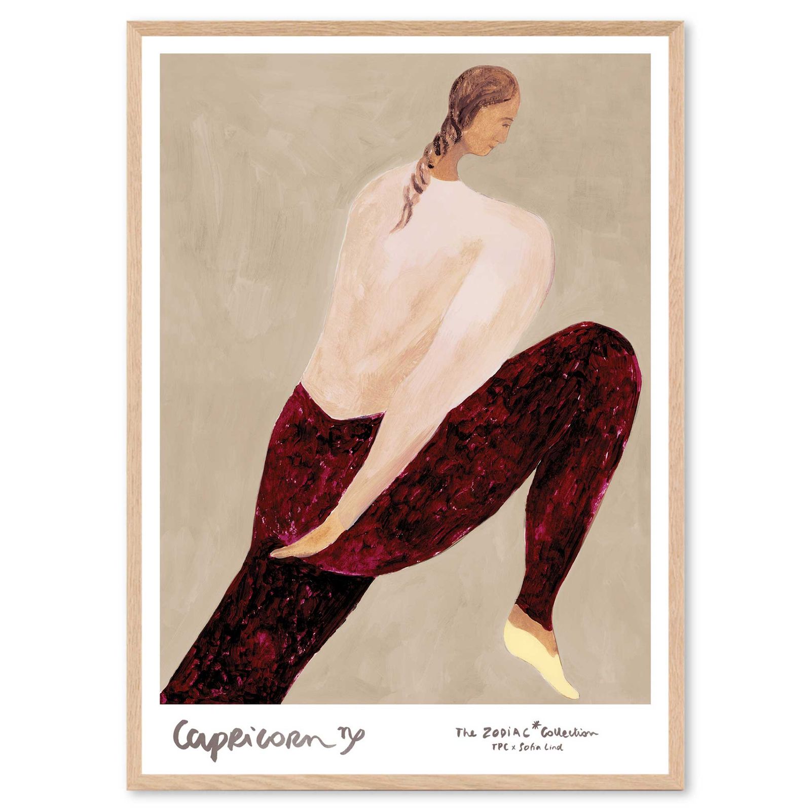 the poster club アートポスター 50×70 The Poster Club アートポスター 50×70cm Capricorn ポスタークラブ