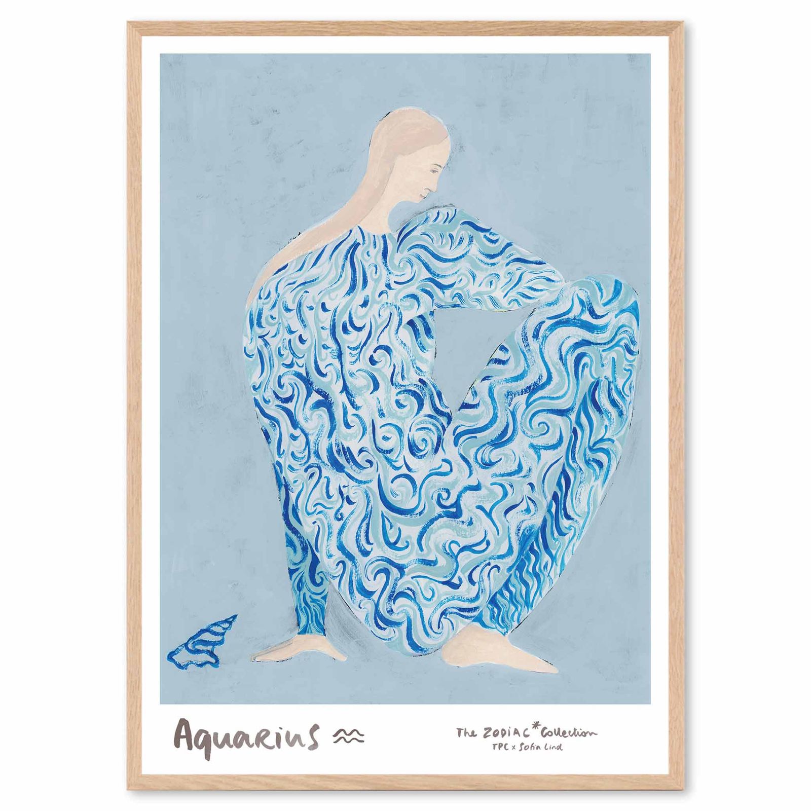 The Poster Club アートポスター 50×70cm Aquarius ポスタークラブ