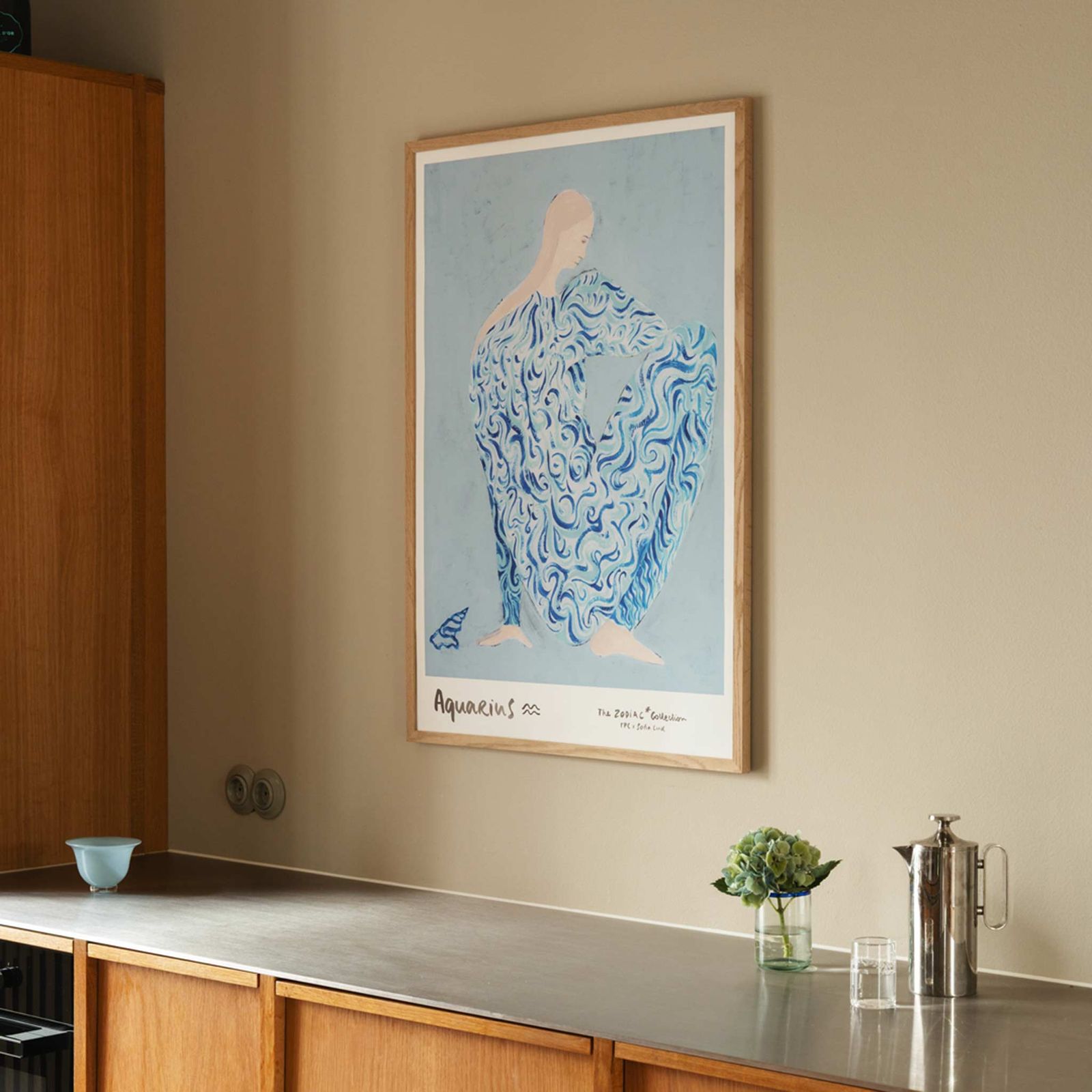 The Poster Club アートポスター 50×70cm Aquarius ポスタークラブ