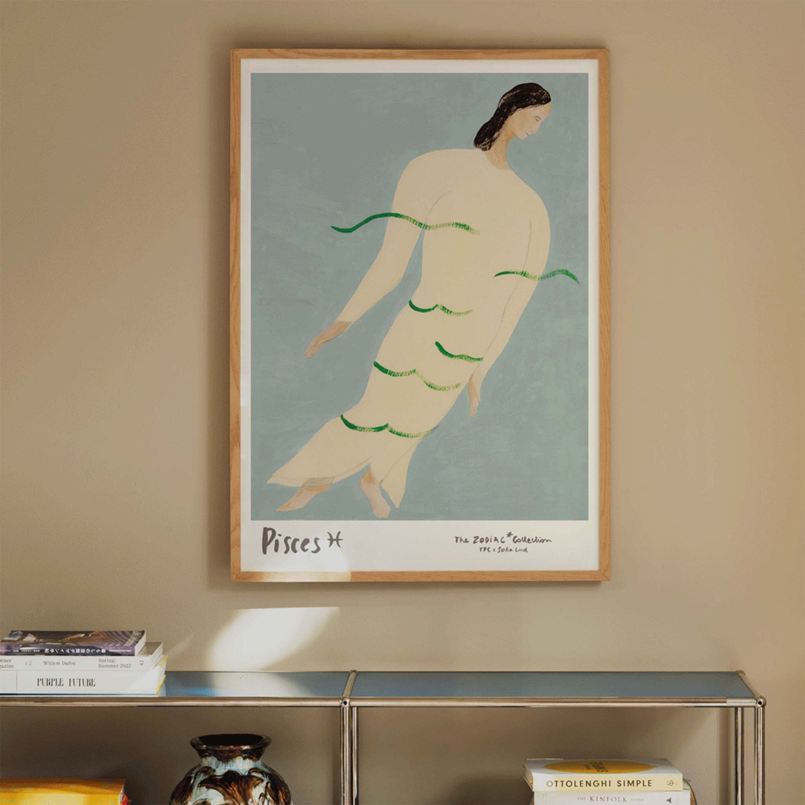 The Poster Club アートポスター 50×70cm Pisces ポスタークラブ 北欧