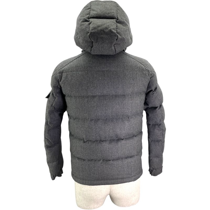 モンクレール MONCLER MONTGENEVRE ダウンジャケット グレー ウール メンズ