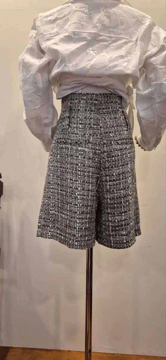 ツイード ハーフパンツ