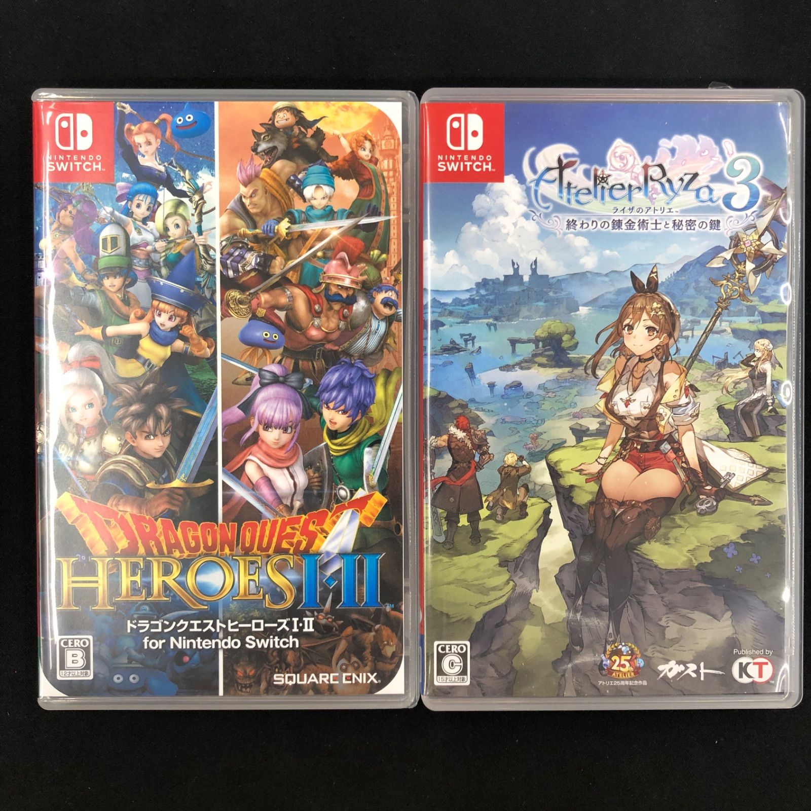 中古 Switch ドラクエヒーローズ ライザのアトリエ3 セット - メルカリ