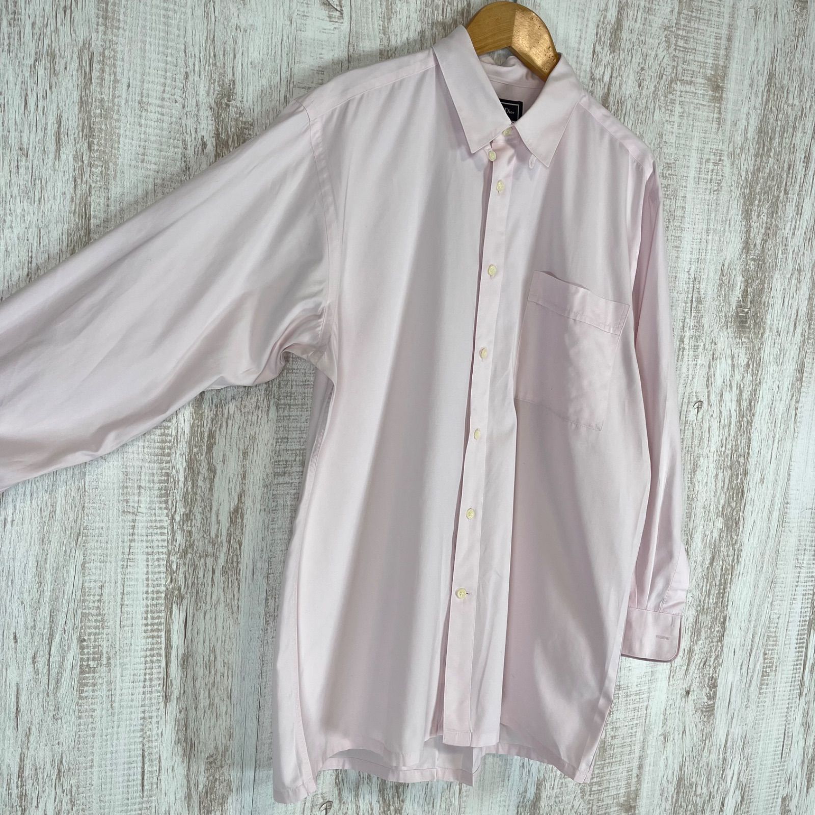 Christian Dior クリスチャンディオール 無地 BD ボタンダウン